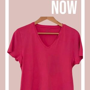 Liz Claiborne Fuscia Tshirt